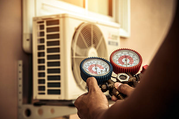 Professional Hvac Maintenance technician working in Conley, GA